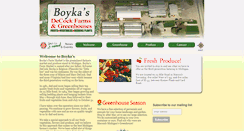 Desktop Screenshot of boykasfarmmarket.com