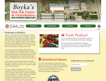 Tablet Screenshot of boykasfarmmarket.com
